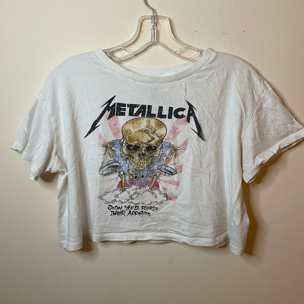 Metallica Crop Top T-Shirt